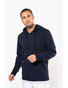K-KA454-MEN'S FULL ZIP HOODED SWEATSHIRT 2